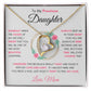 To My Precious Daughter " Someday When The Pages" Love Mom Necklace