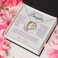 To My Precious Daughter " Someday When The Pages" Love Mom Necklace