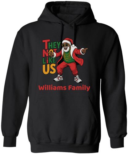 "They Not Like Us" – Personalized Family Christmas Shirts, Sweaters & Hoodies | Matching Holiday Outfits