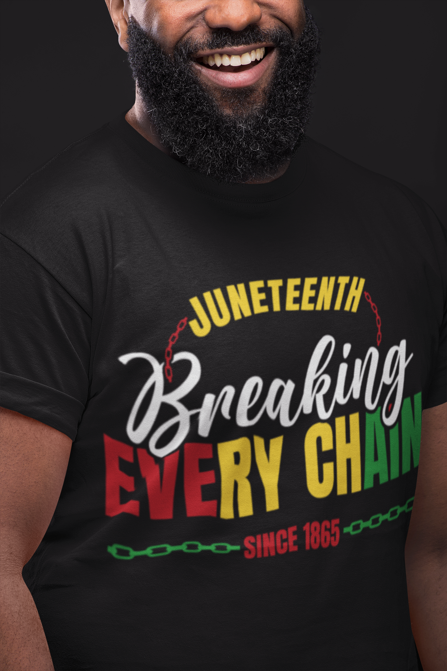 Juneteenth Breaking Every Chain T-Shirt White
