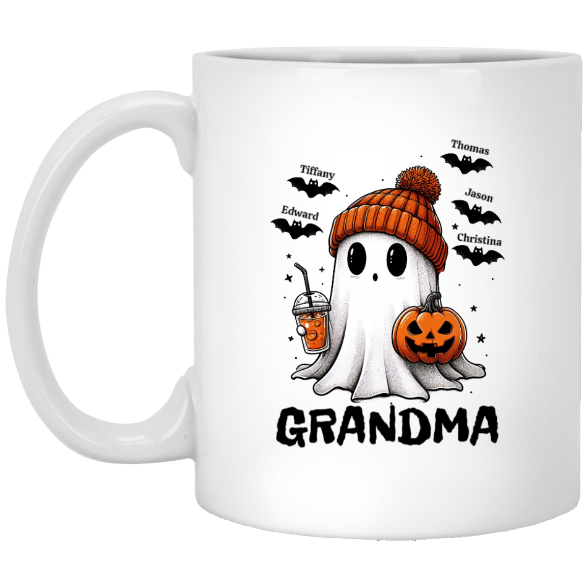 Personalized Cute Ghost Halloween Mug