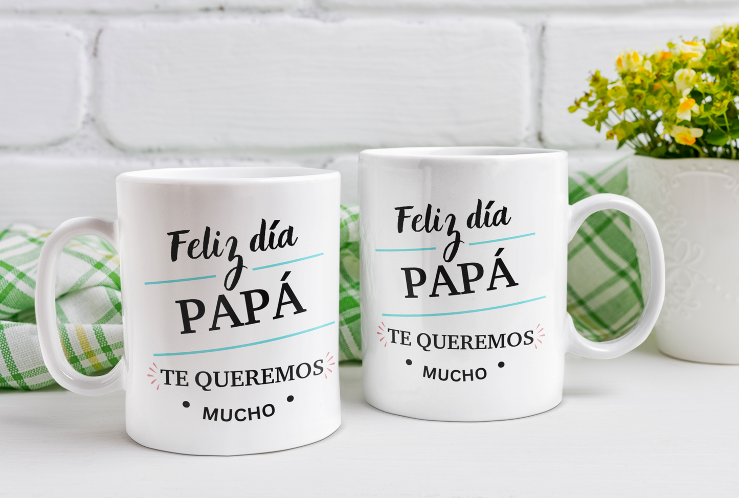 Father's Day Special: "Feliz Día Papá Te Queremos Mucho" 11oz Ceramic Mug